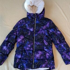 ZeroXposur Purple Starry Puffer Jacket